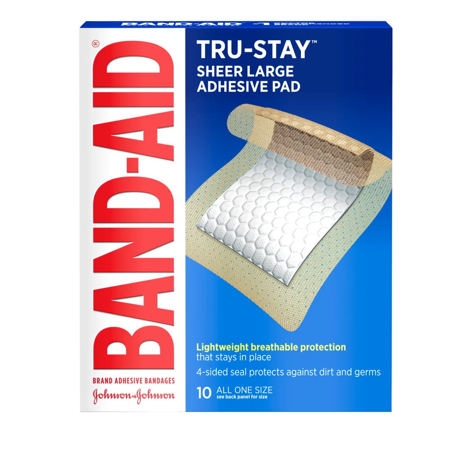 BAND-AID® BRAND TRU-STAY® PLASTIC BANDAGES - Large, 10 Count