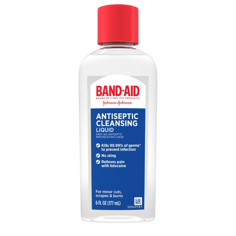 BAND-AID® Brand Antiseptic Cleansing Liquid bottle front