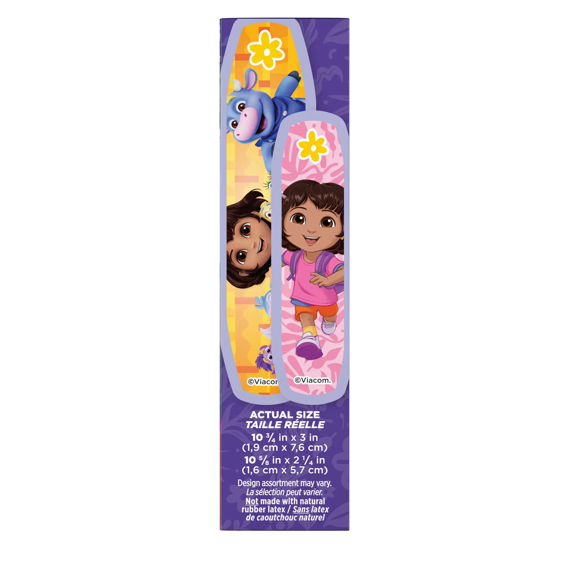 Side Pack shot of BAND-AID® Brand Bandages for Kids, Nickelodeon Dora 20ct