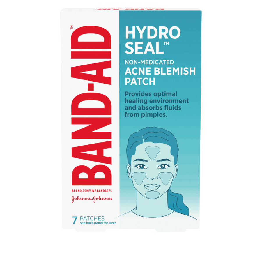 BAND-AID® Brand HYDRO SEAL® Hydrocolloid Acne Blemish Patches package front