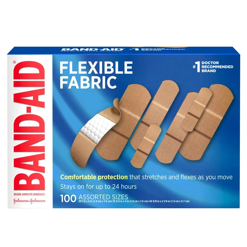 BAND-AID Brand Flexible Fabric Adhesive Bandages