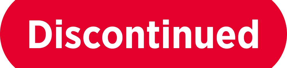 Discontinued Badge