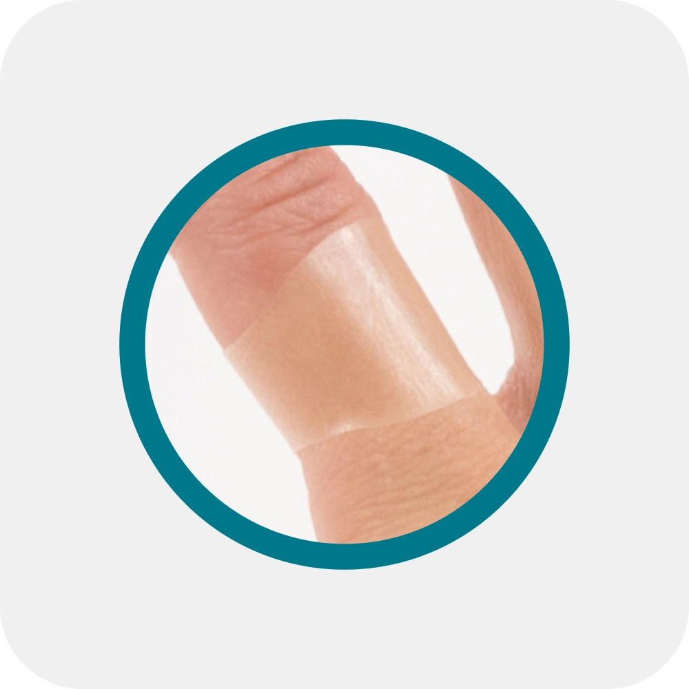 Stays on longer than regular bandages