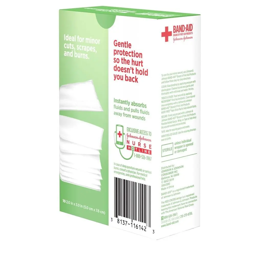 BAND-AID® Brand HURT-FREE® Non-stick Pads image 3