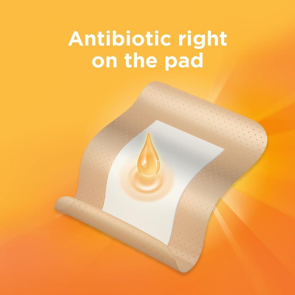 BAND-AID® Brand INFECTION DEFENSE™ Large Antibiotic Wound Covers image 2