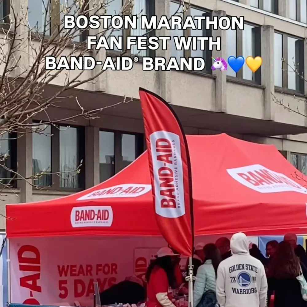 BAND-AID® Brand Instagram feed - Ad Boston Marathon Fan Fest