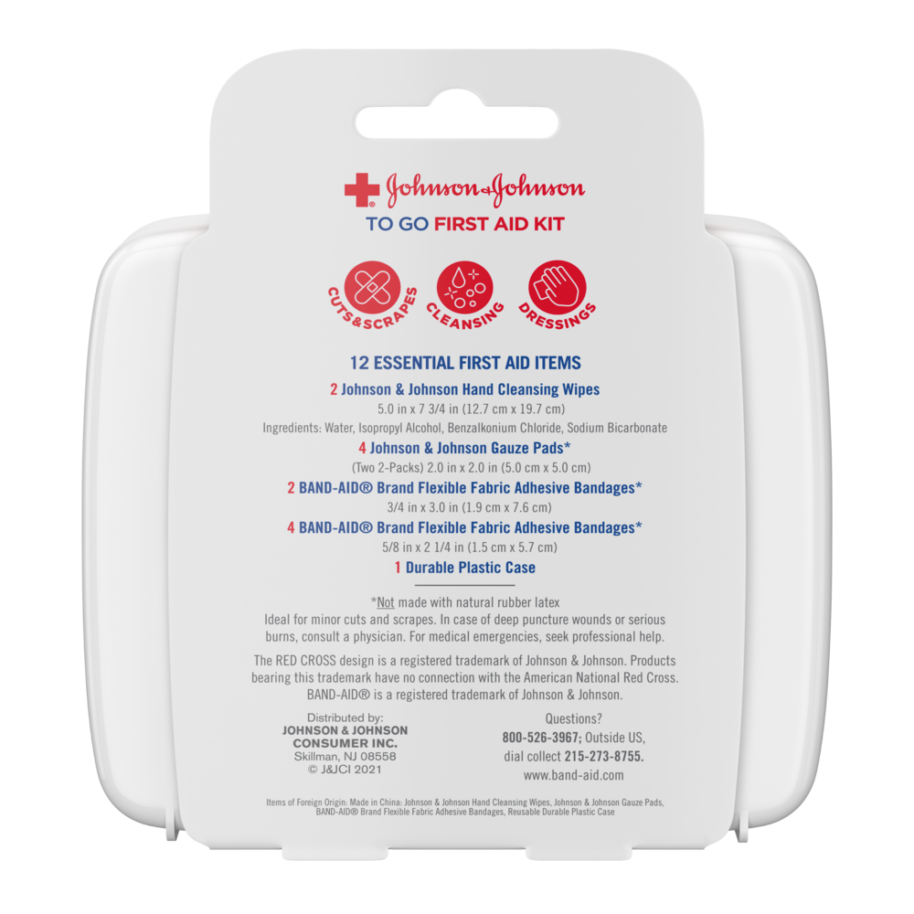 Johnson & Johnson FIRST AID TO GO!® First Aid Kit image 3