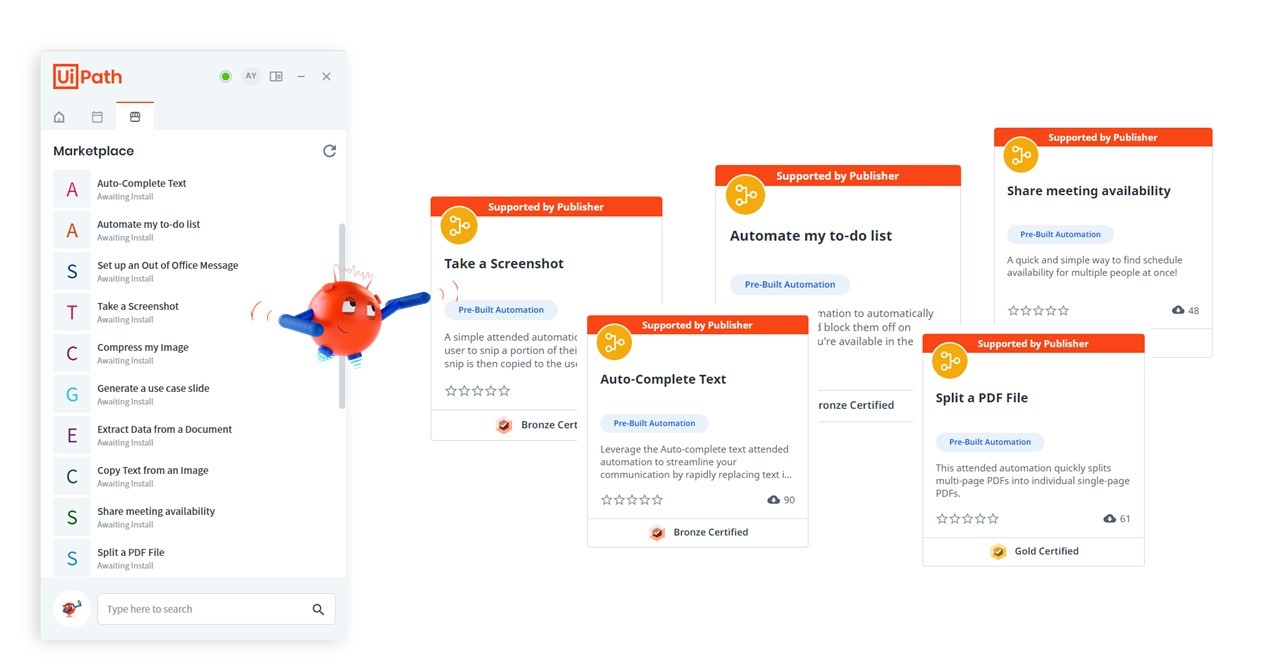 uipath marketplace ready to go automations directly from uipath automation hub