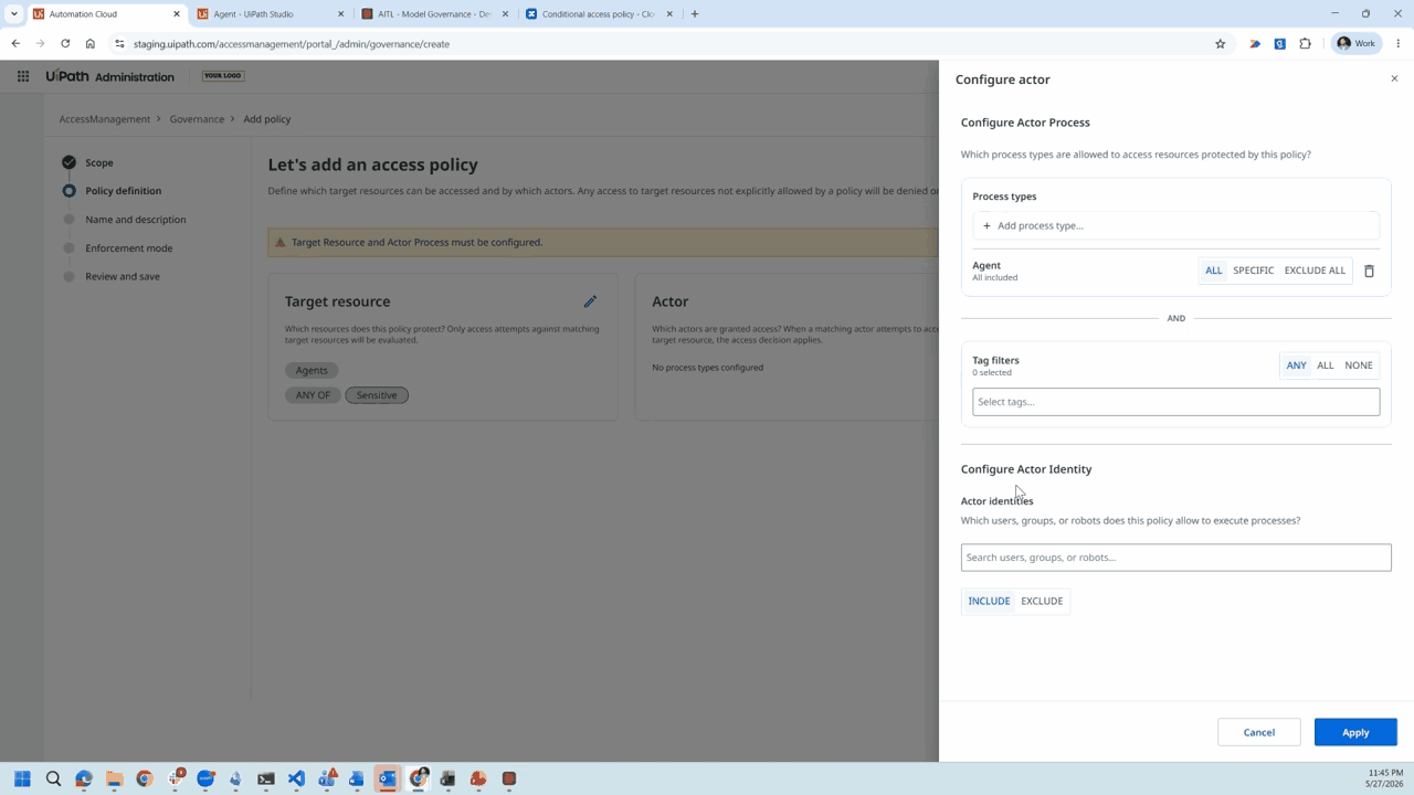 Policy-as-code and the control plane
