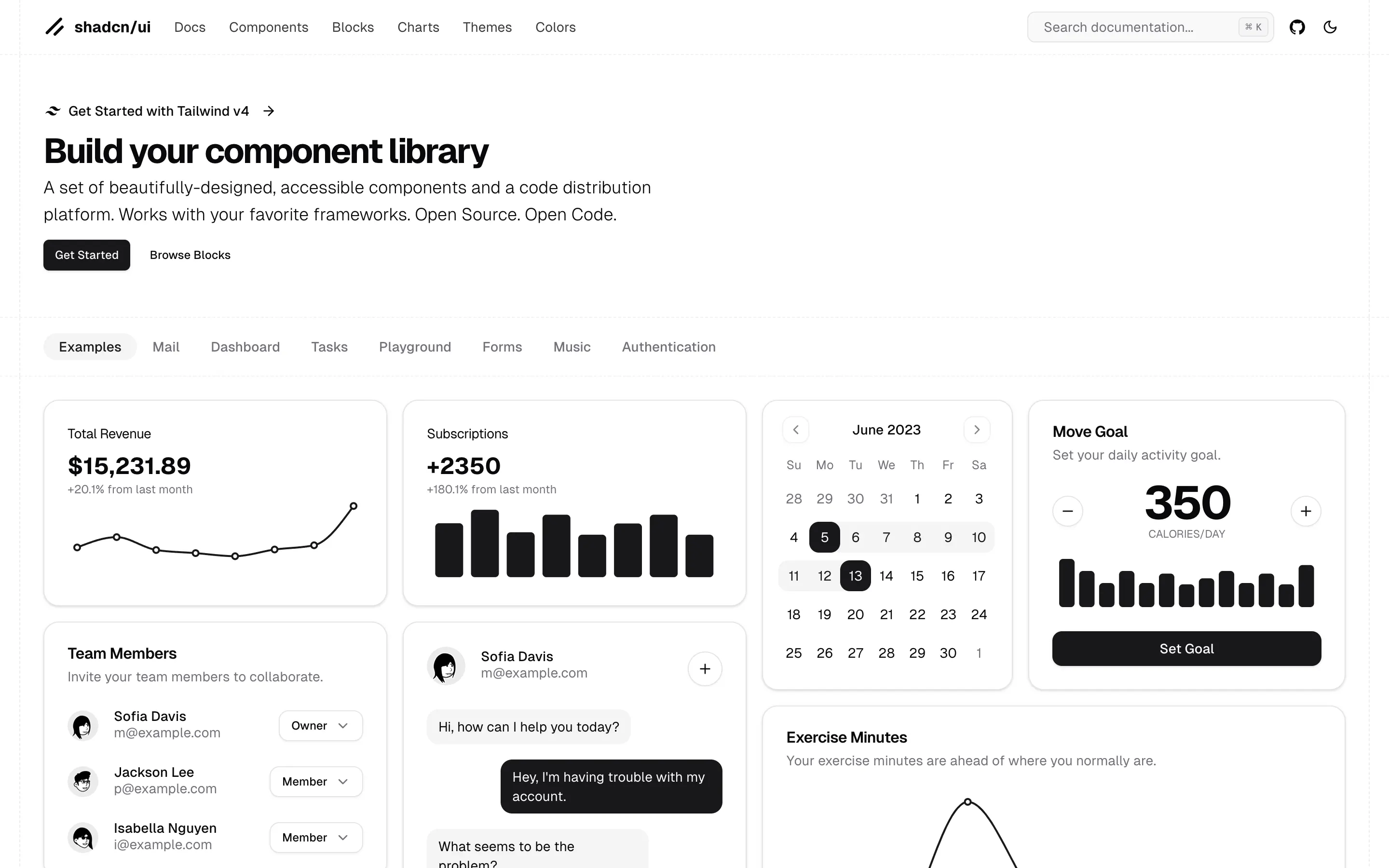 shadcn/ui