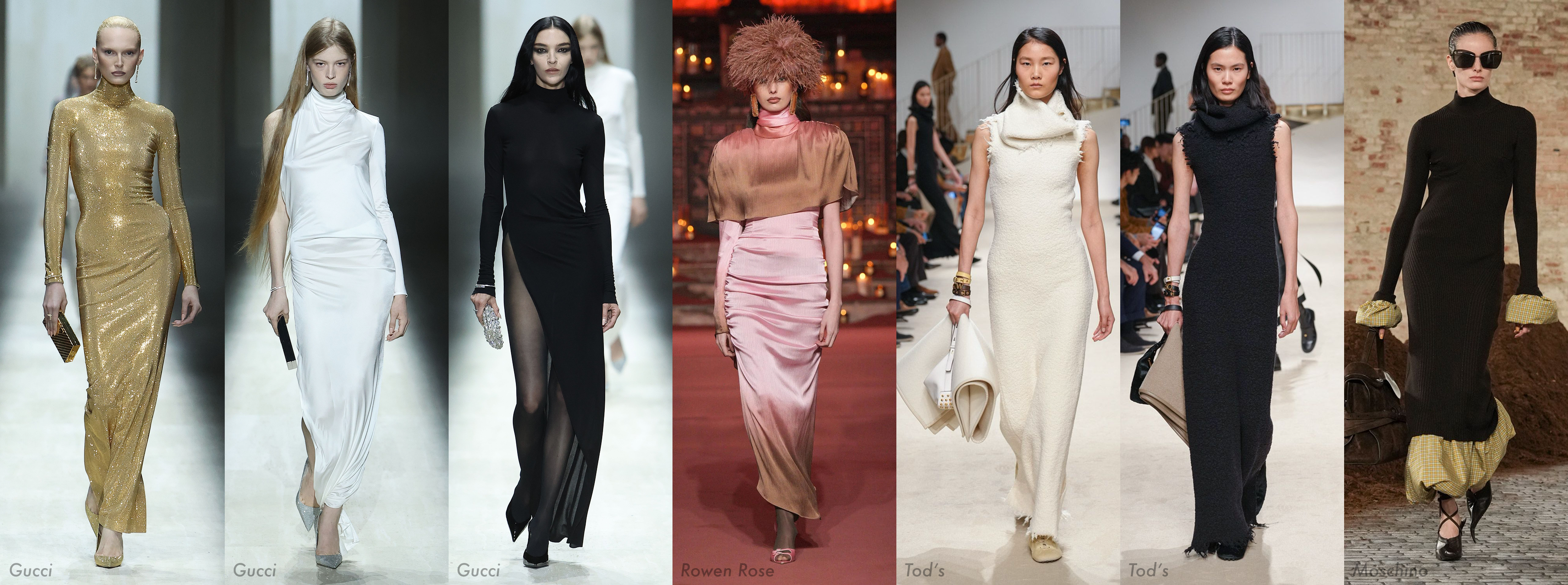 Maxi High Neckline Dress