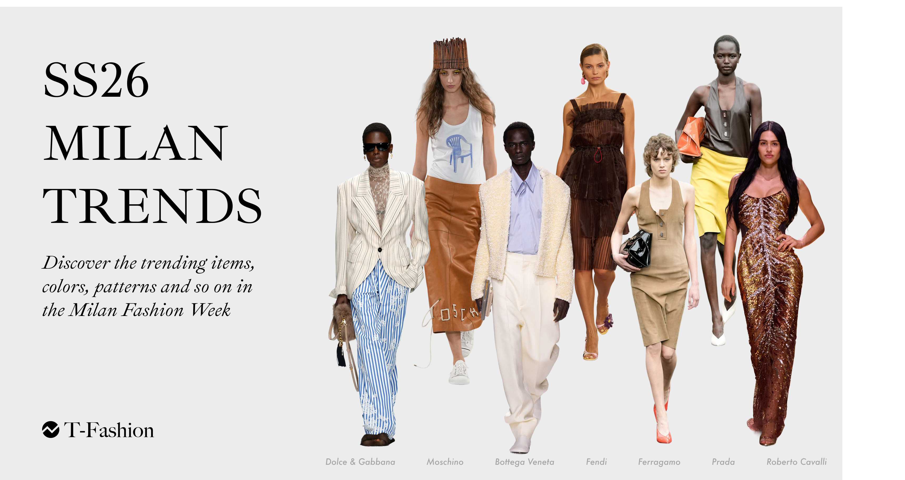 Featured image for article: The Milan Fashion Week Trends & Analytics - Spring Summer 2026 - SS26 Milan