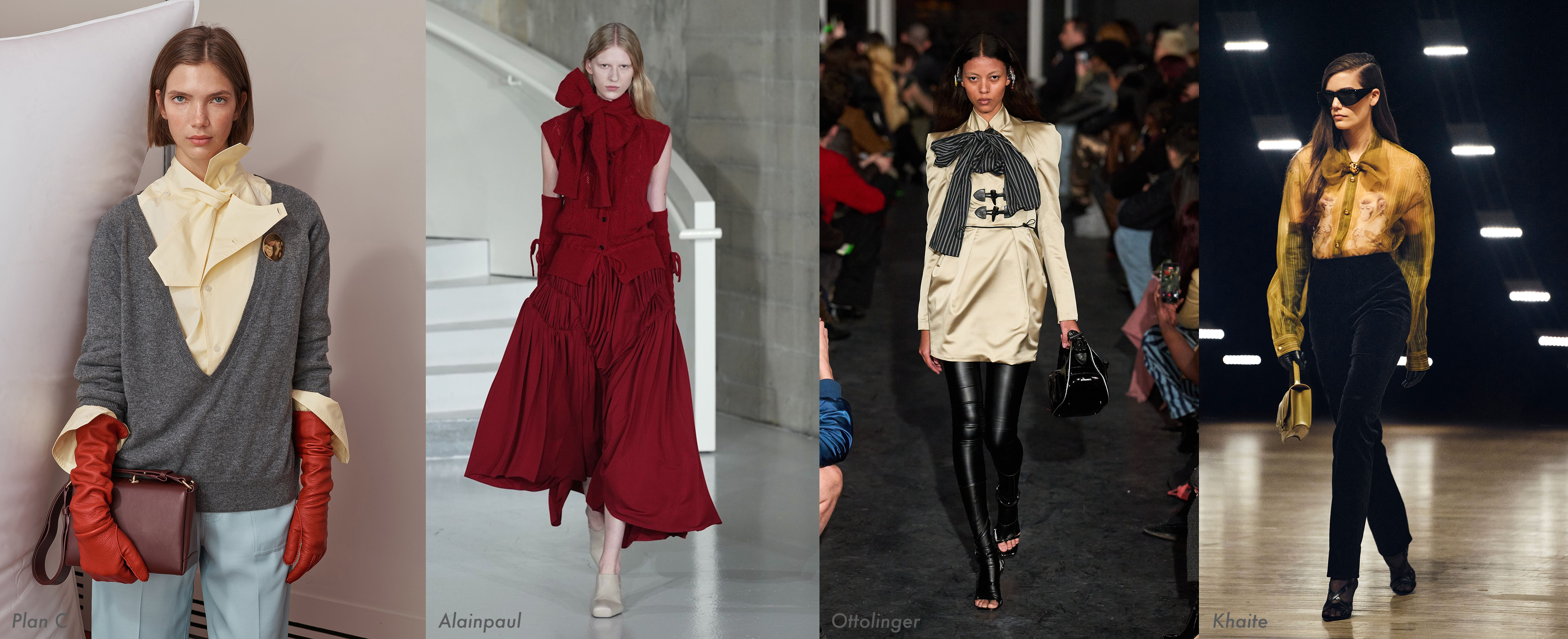 Pussy Bow Blouses Looks