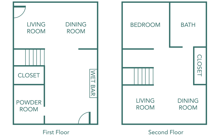Penthouse Suite 803 Floor Plan