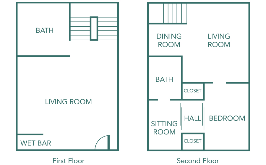 Penthouse Suite 801 Floor Plan 