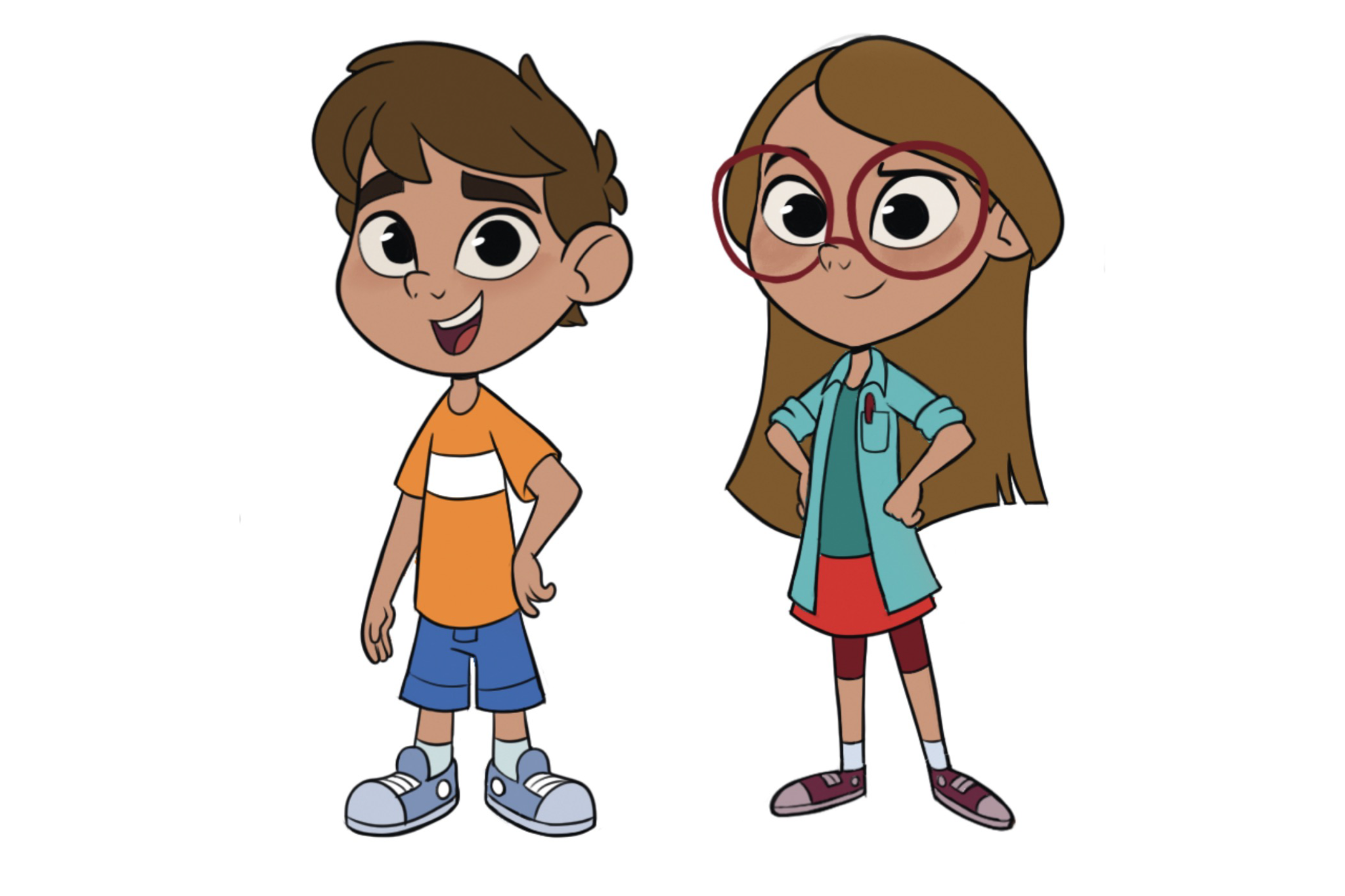 Two young twins, Ethan and Emily Tuttle