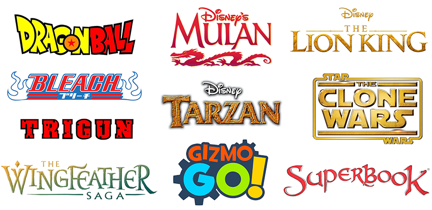 Guardians - Logos of past projects team has worked on