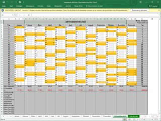 Zeiterfassung Excel Vorlage 2023 kostenlos