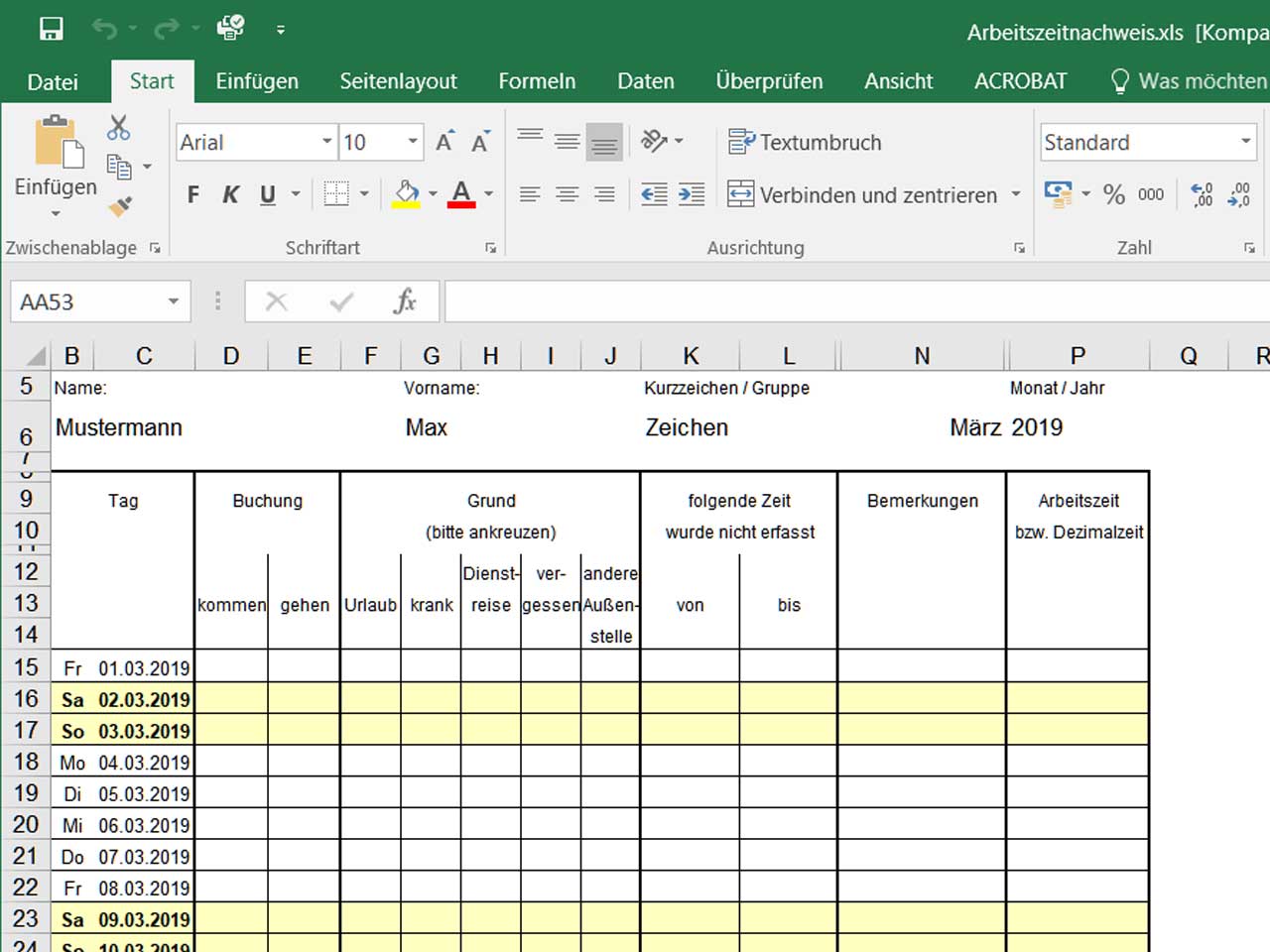 Projektstatusbericht Vorlage Excel - Projekt Toolbox Mit ...