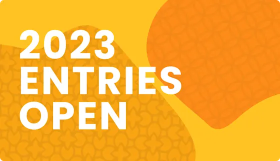 2023 Awards open graphic