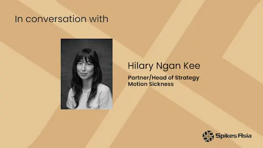 In conversation with Hilary Ngan Kee 