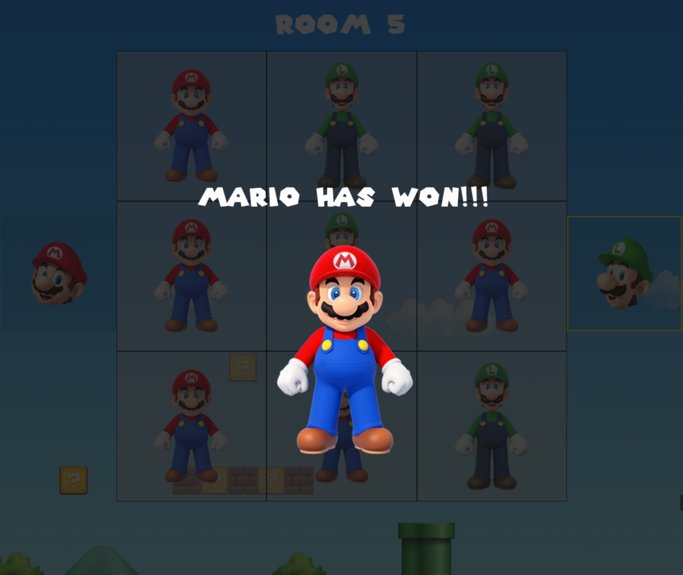 Mario Win Screen