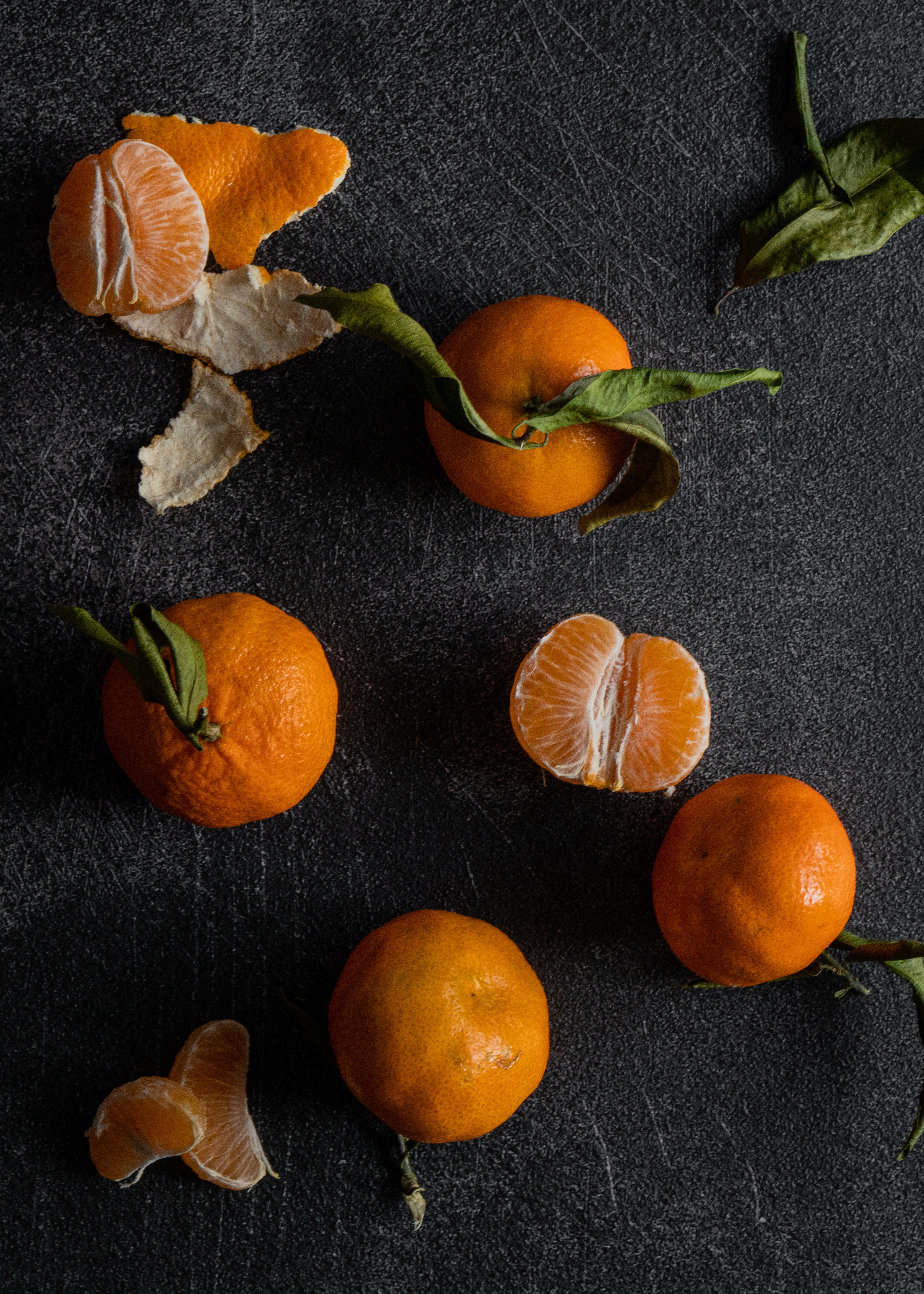 Sliced oranges