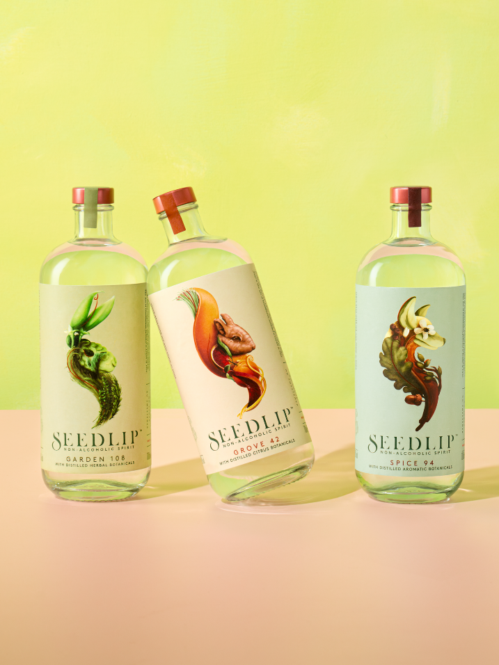 Trio of Seedlip Bottles