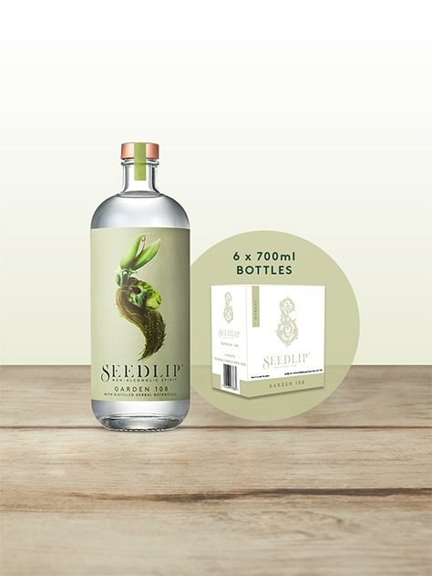 Case of 6 of Seedlip Garden 108