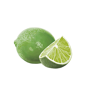 A lime and a cut lime