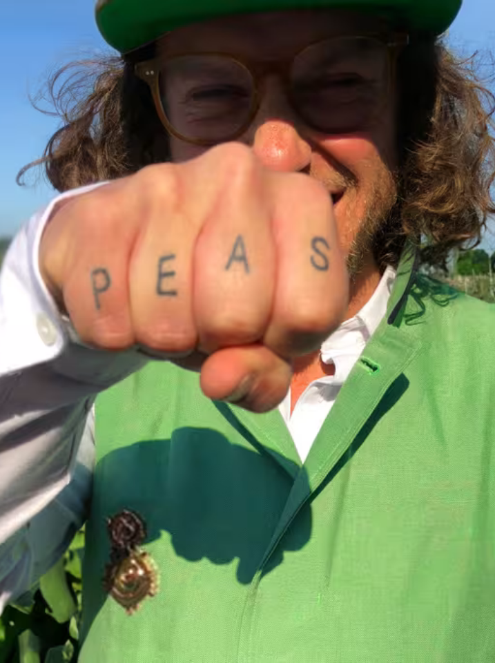 Ben Branson Peas Tattoo