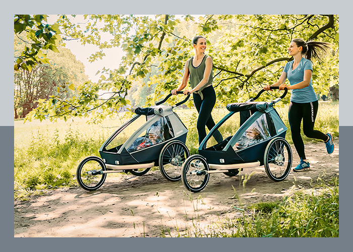 2 in 1 online bicycle trailer & jogger