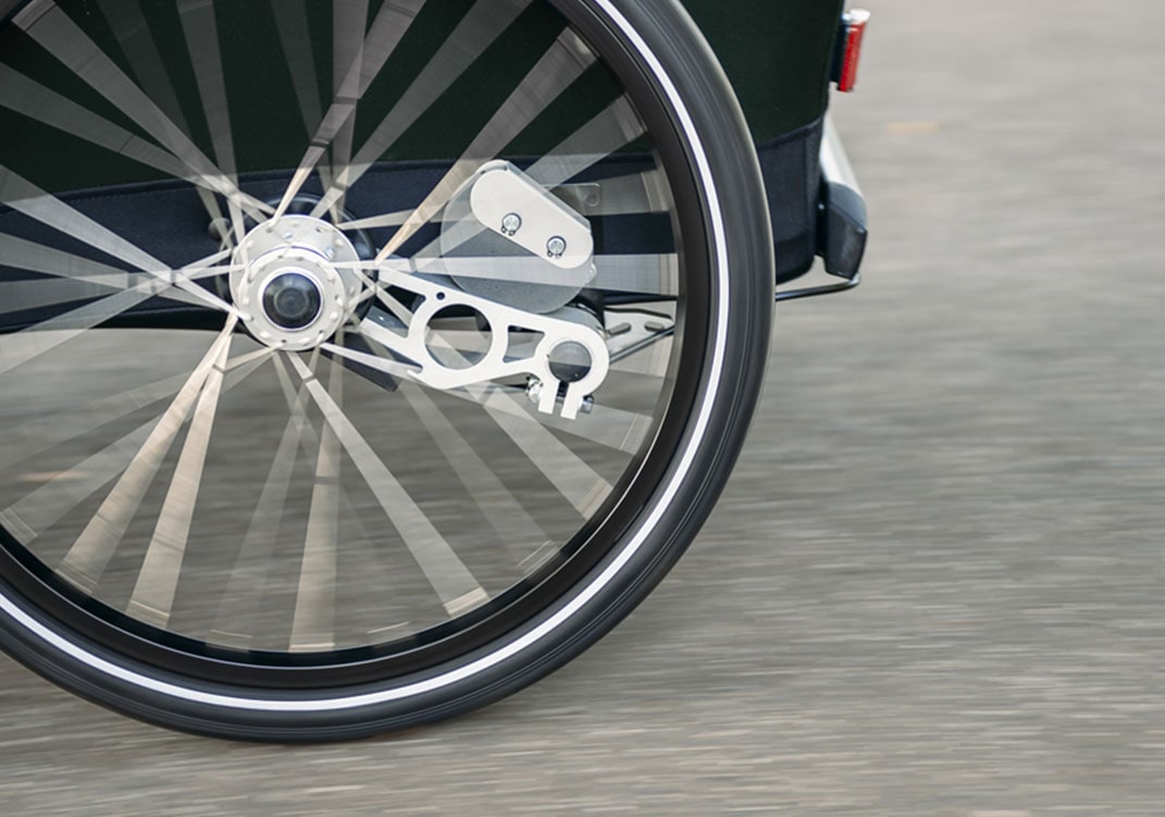 bicycle trailer wheels and axles