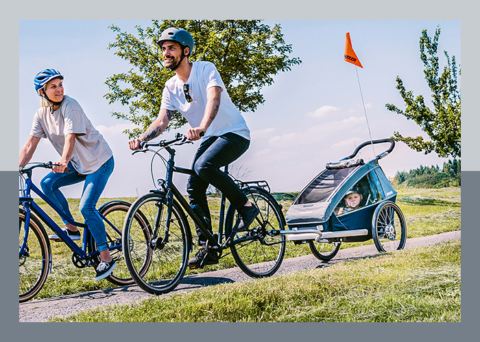  Croozer Unisex - Adult Vaaya Bicycle Trailer, Green, One Size  : Sports & Outdoors