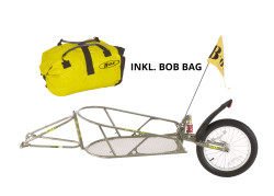 BOB Fahrrad Anhänger für 28 mit Tasche und Schnellspanner IBEX