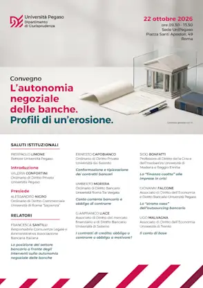 L’autonomia negoziale delle banche. Profili di un’erosione