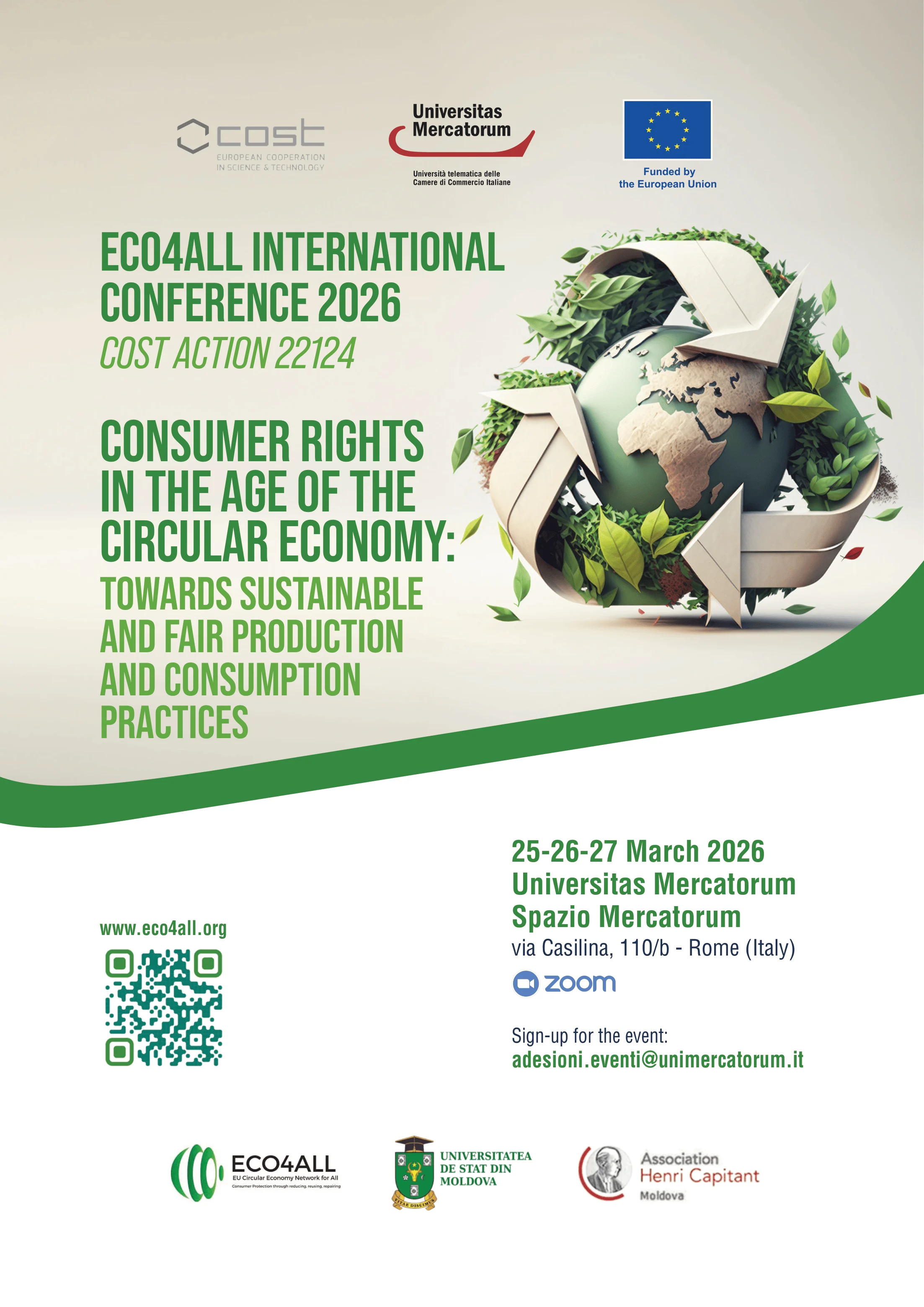 ECO4ALL International Conference 2026 | Cost Action 22124