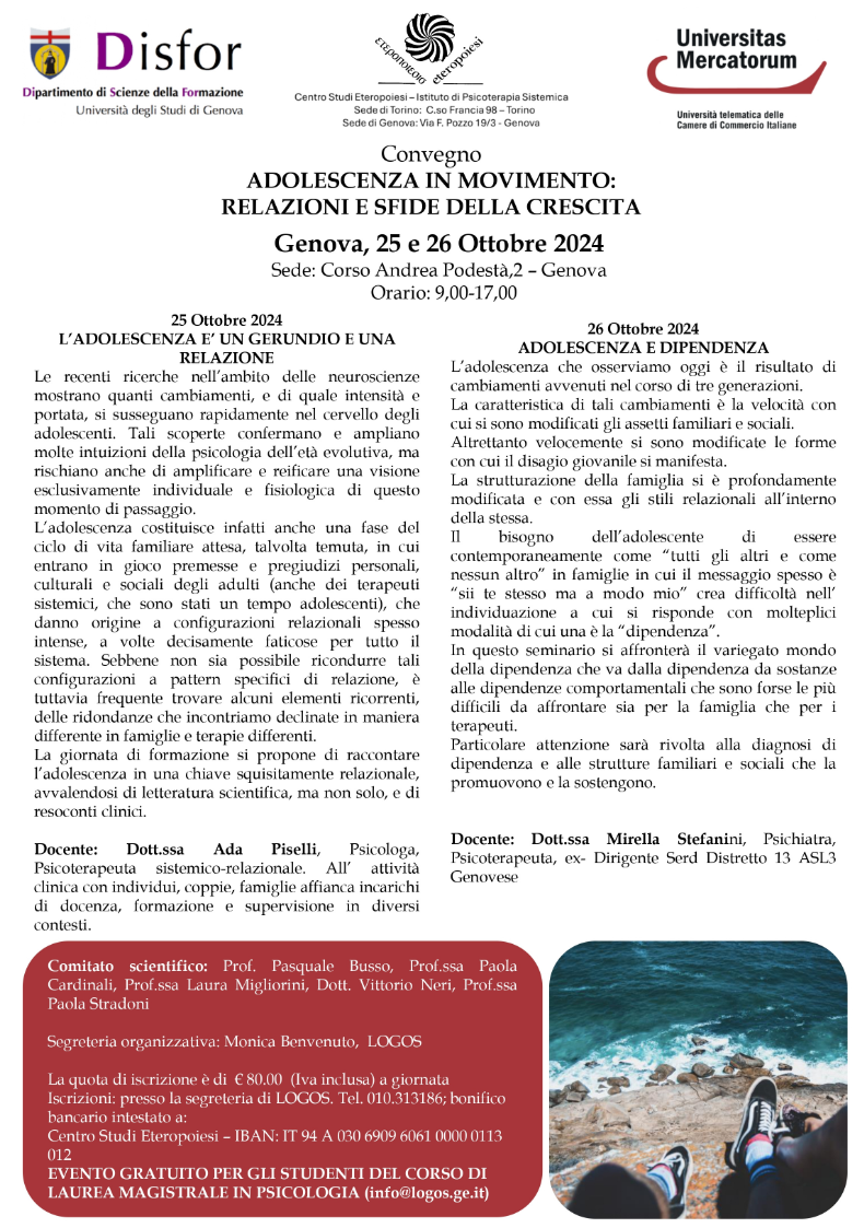 Adolescenza in movimento: relazioni e sfide della crescita