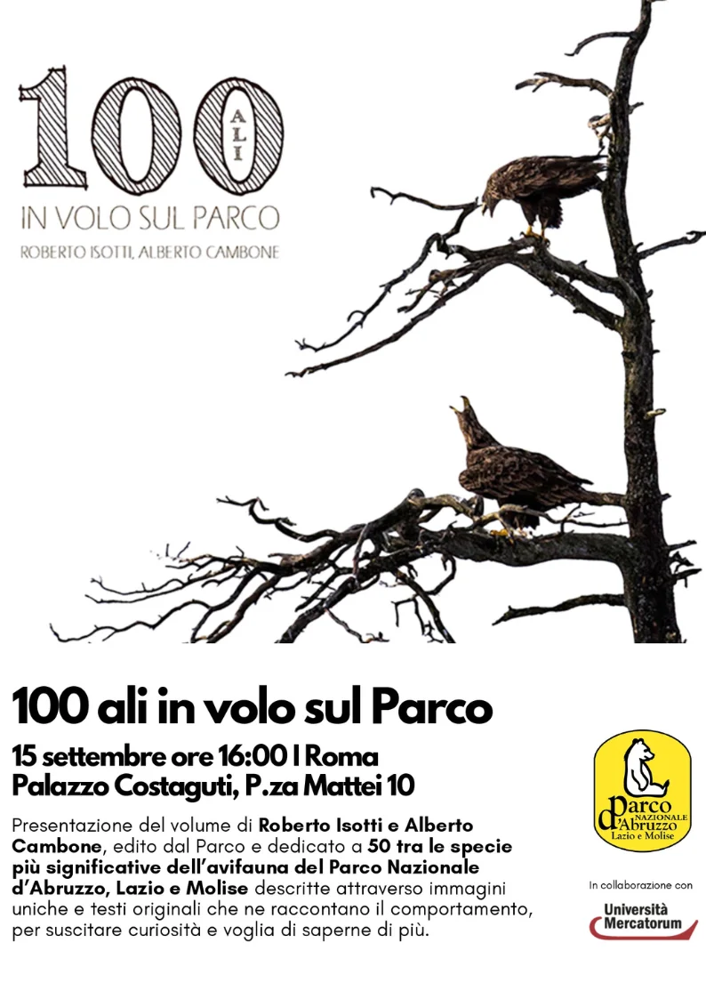 100 ali in volo sul Parco