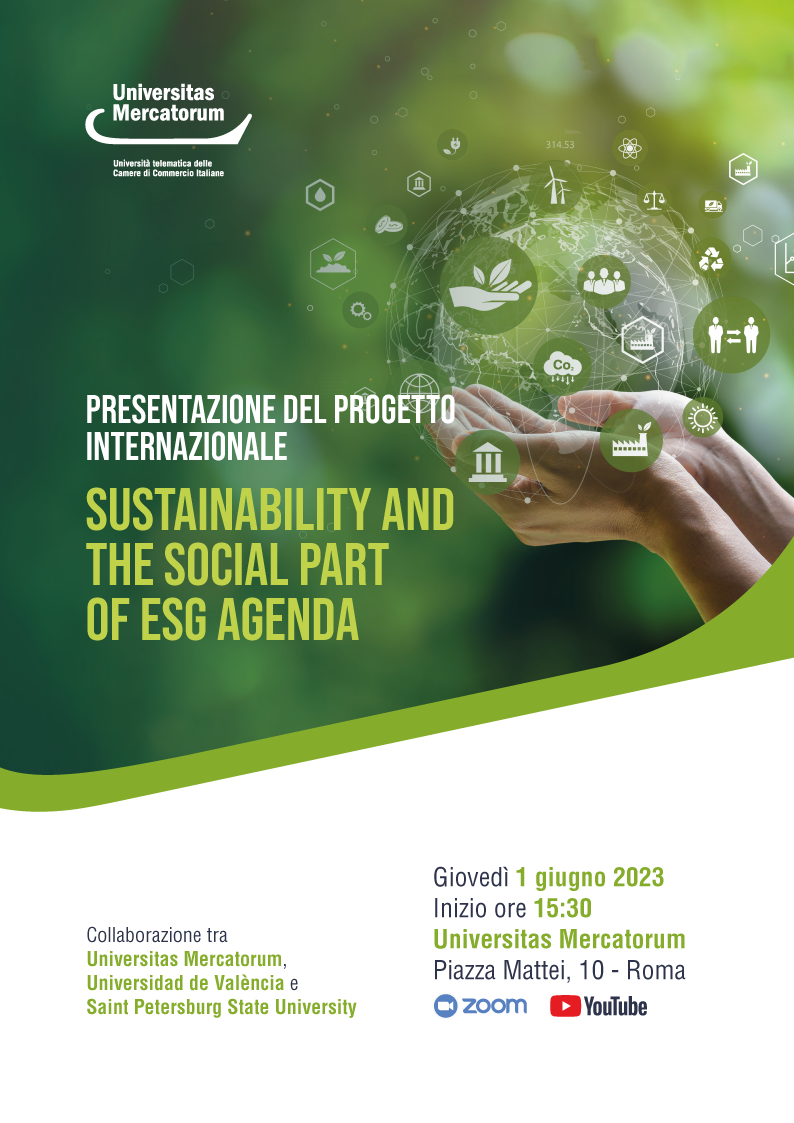 Presentazione del Progetto Internazionale Sustainability and the Social Part of ESG Agenda