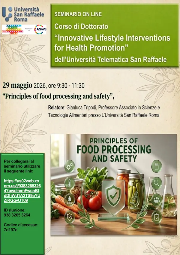 Principles of food processing and safety