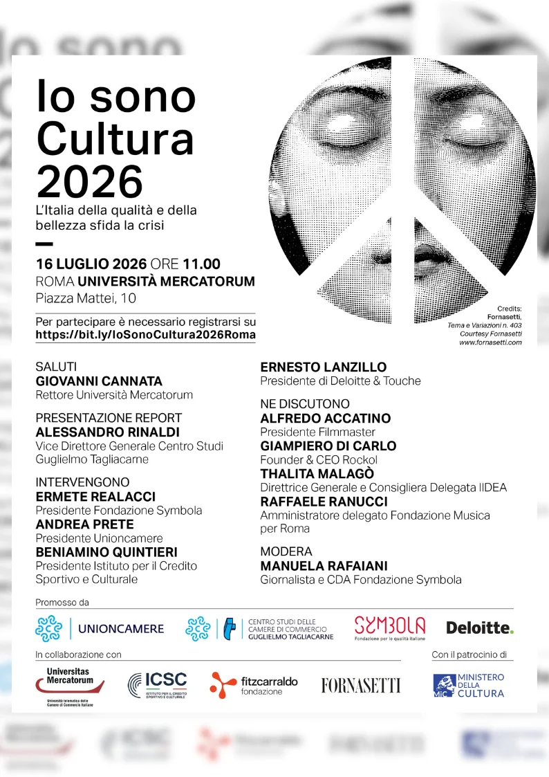 Io Sono Cultura 2026