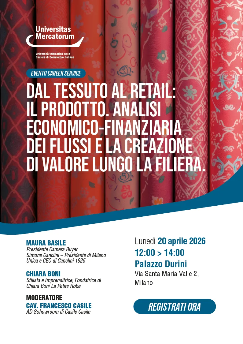 Dal Tessuto al Retail: Il Prodotto. Analisi economico-finanziaria dei flussi e la creazione di valore lungo la filiera