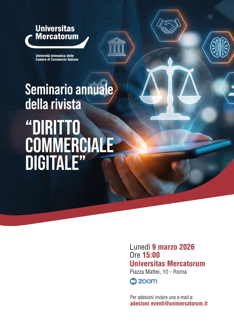Seminario annuale della rivista "Diritto Commerciale Digitale"