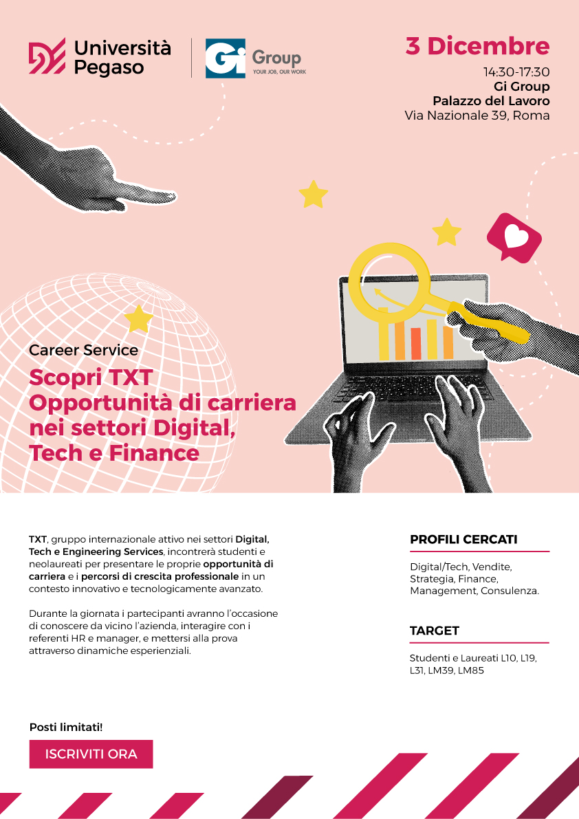 Recruiting Evenet TXT Group con GiGroup