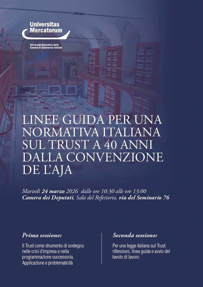 Linee guida per una normativa italiana sul trust a 40 anni dalla Convenzione de l’Aja