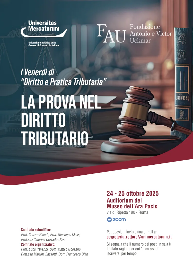I Venerdì di "Diritto e Pratica Tributaria" - La prova nel diritto tributario