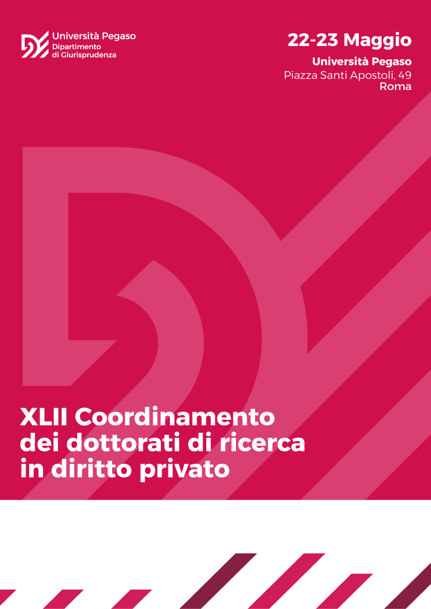 XLII Coordinamento dei Dottorati di Ricerca in Diritto Privato