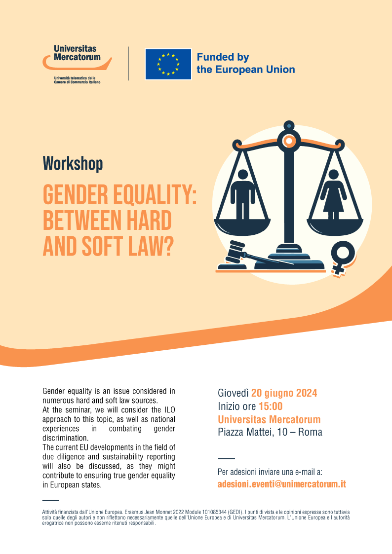 Gender Equality: between hard and soft law?