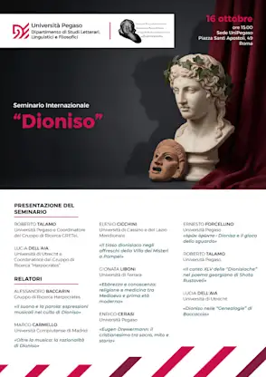 Seminario Internazionale “Dioniso”